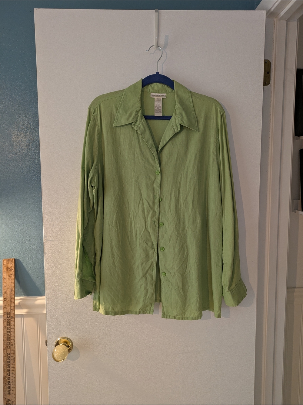 Light Green women's Button-Up Shirt